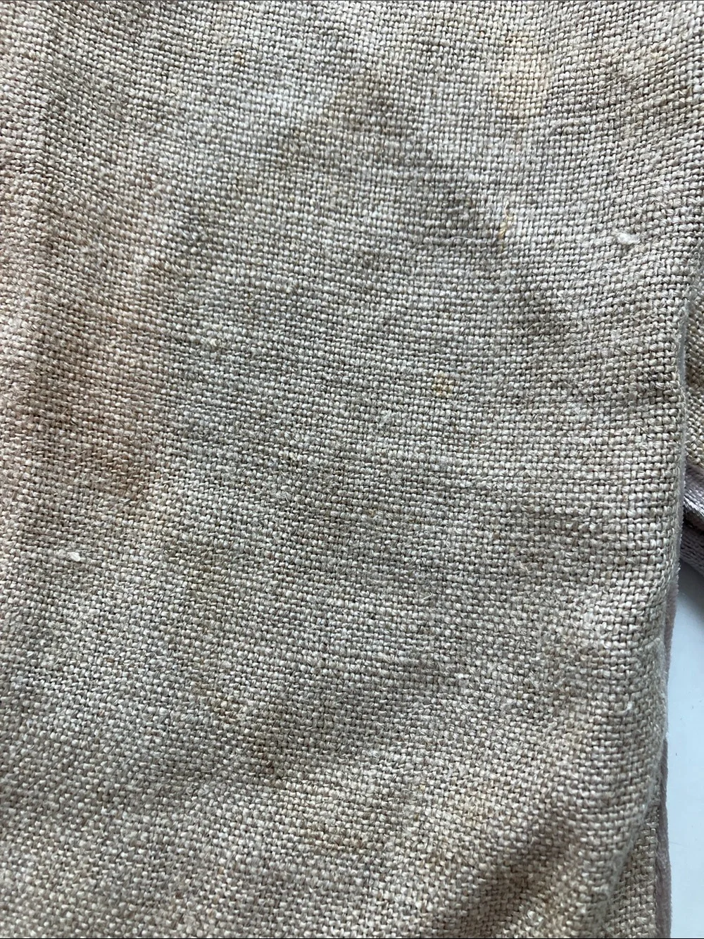 Tory Burch burlap and velvet women’s scarf damaged
